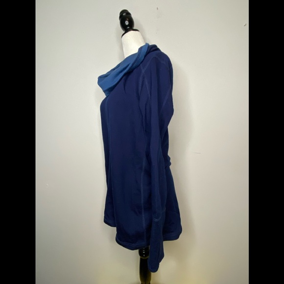 Ibex Women’s Dyad Merino Wool Cowl-neck Sweater - Picture 2 of 8